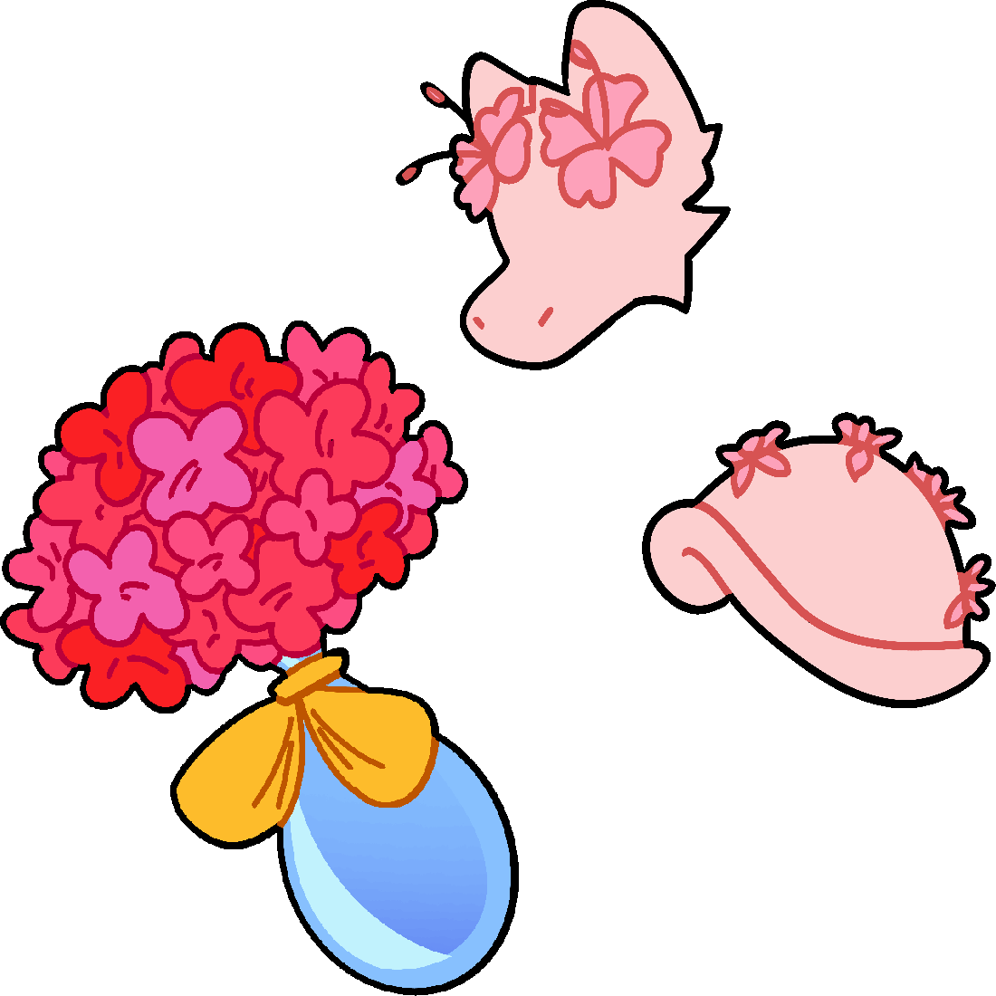 Pretty Bouquet | Flower Horns/Scales