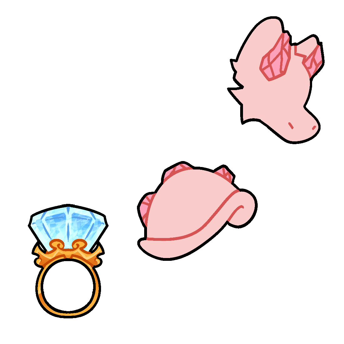 Dazzling Ring | Crystalized Horns/Scales